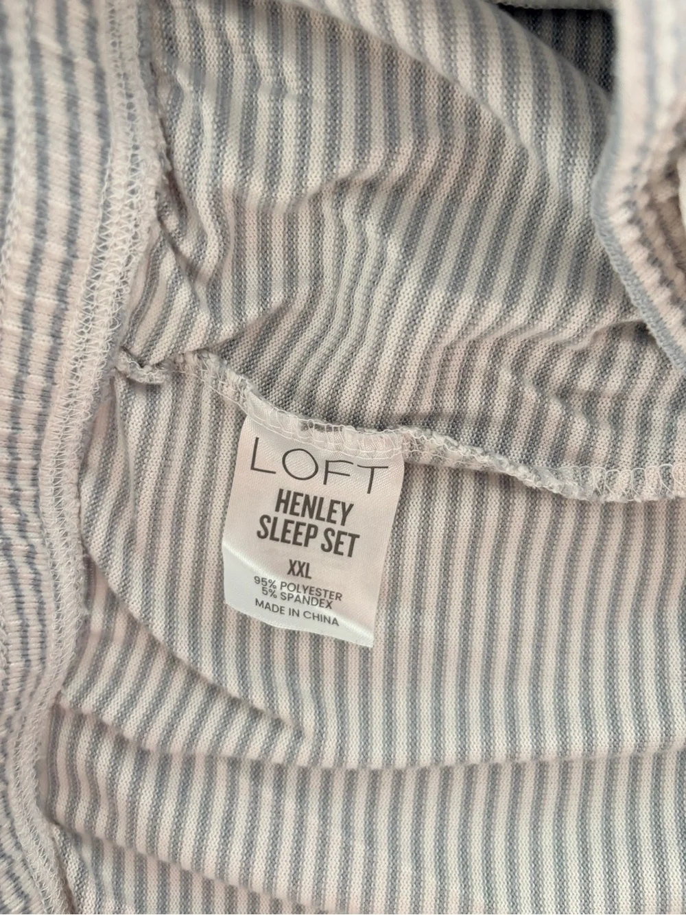 Loft Sleep Women's XXL Pajama Set Long Sleeve Joggers With Pockets, Lounge